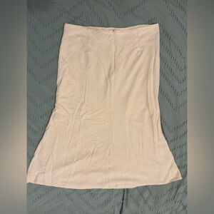 4SI3NNA Cream midi skirt